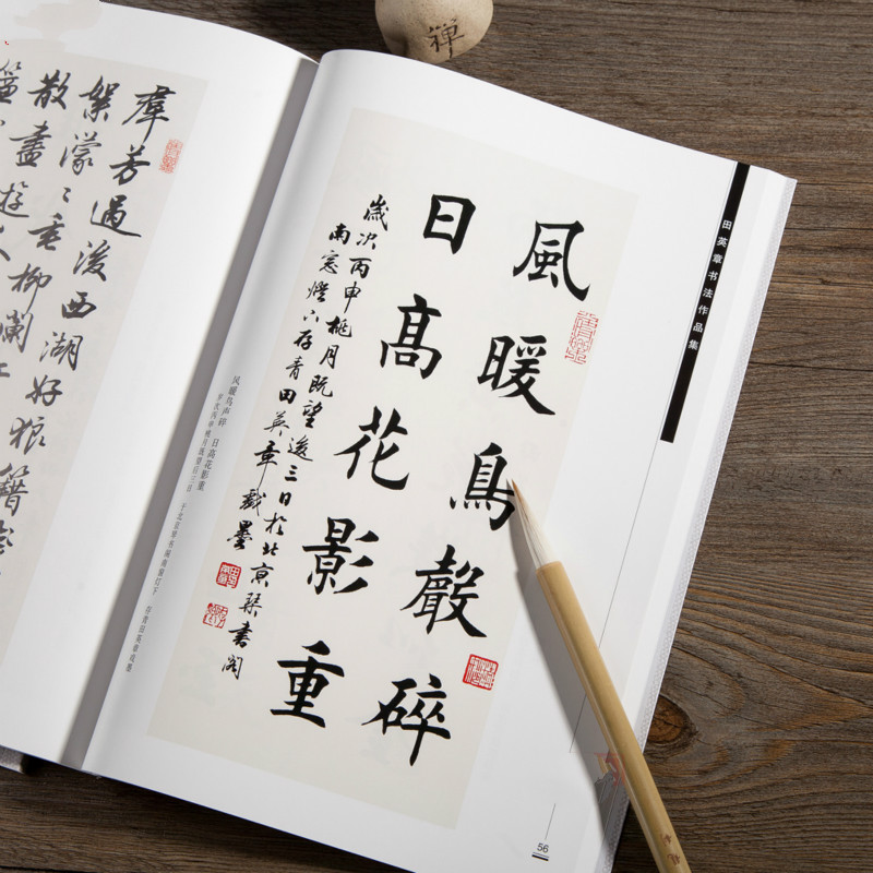 Chinese Calligraphy Practice Book - Ouyang Xun Brush Calligraphy Copybook Tian