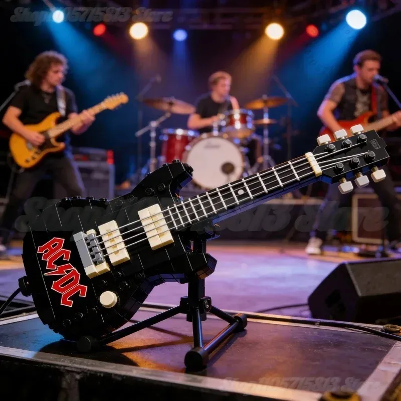 Brick Guitar Model Kit DIY Min - Music 评论和价格