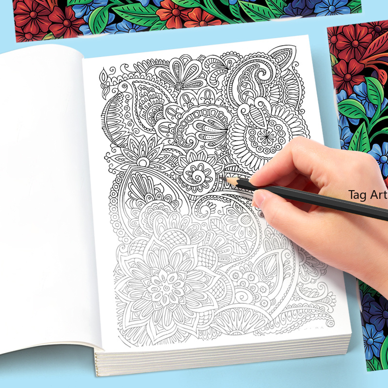 Adult Meditation, Stress Relie - Adult Coloring Book Stress Relief 评论和价格