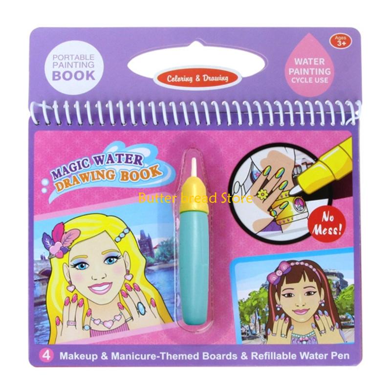 W89C Magical Water Drawing Pad - Reusable Water Magic Coloring Book 评论和价格