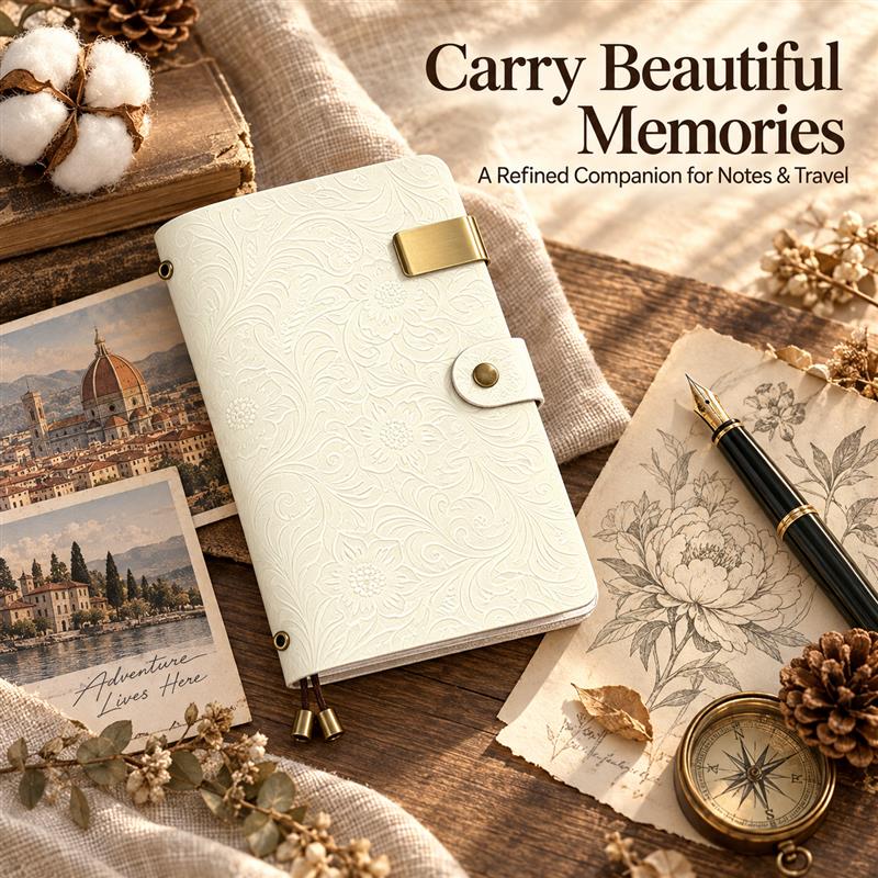 Top Grain Leather A6 Printed T - Vintage Leather Journal Notebook 评论和价格