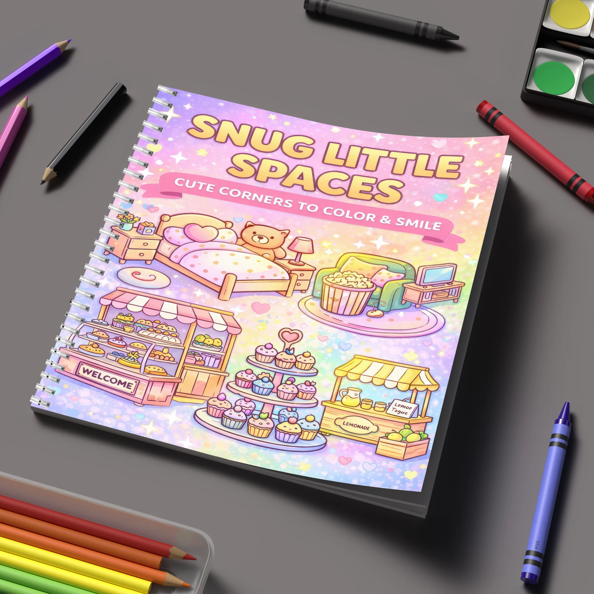 Coloring Book Little Spaces fo - Adult Coloring Book Stress Relief 评论和价格