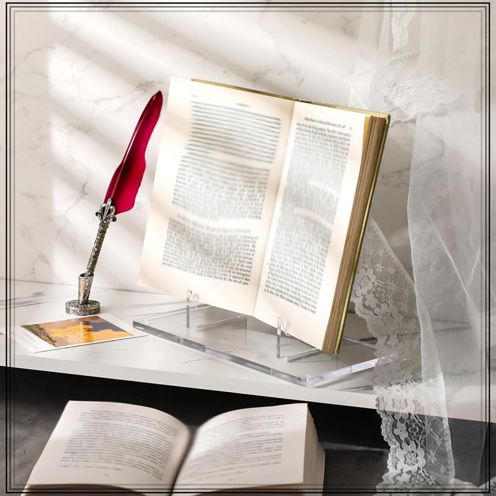 Display Stand Acrylic Clear Pl - Clear Acrylic Book Stand Holder 评论和价格