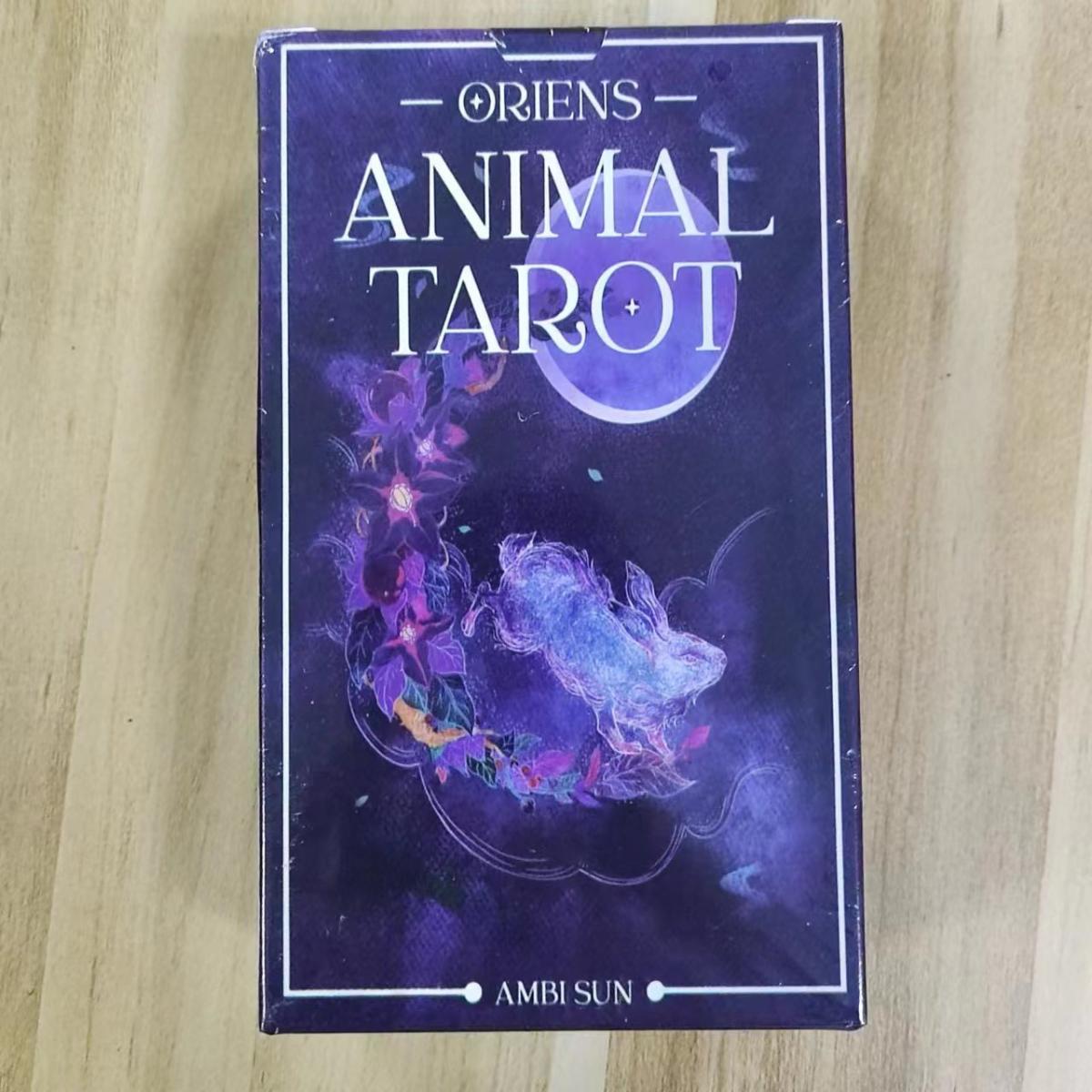 12x7 Cm Oriens Animal Tarot 78 - Tarot Deck With Guidebook 评论和价格