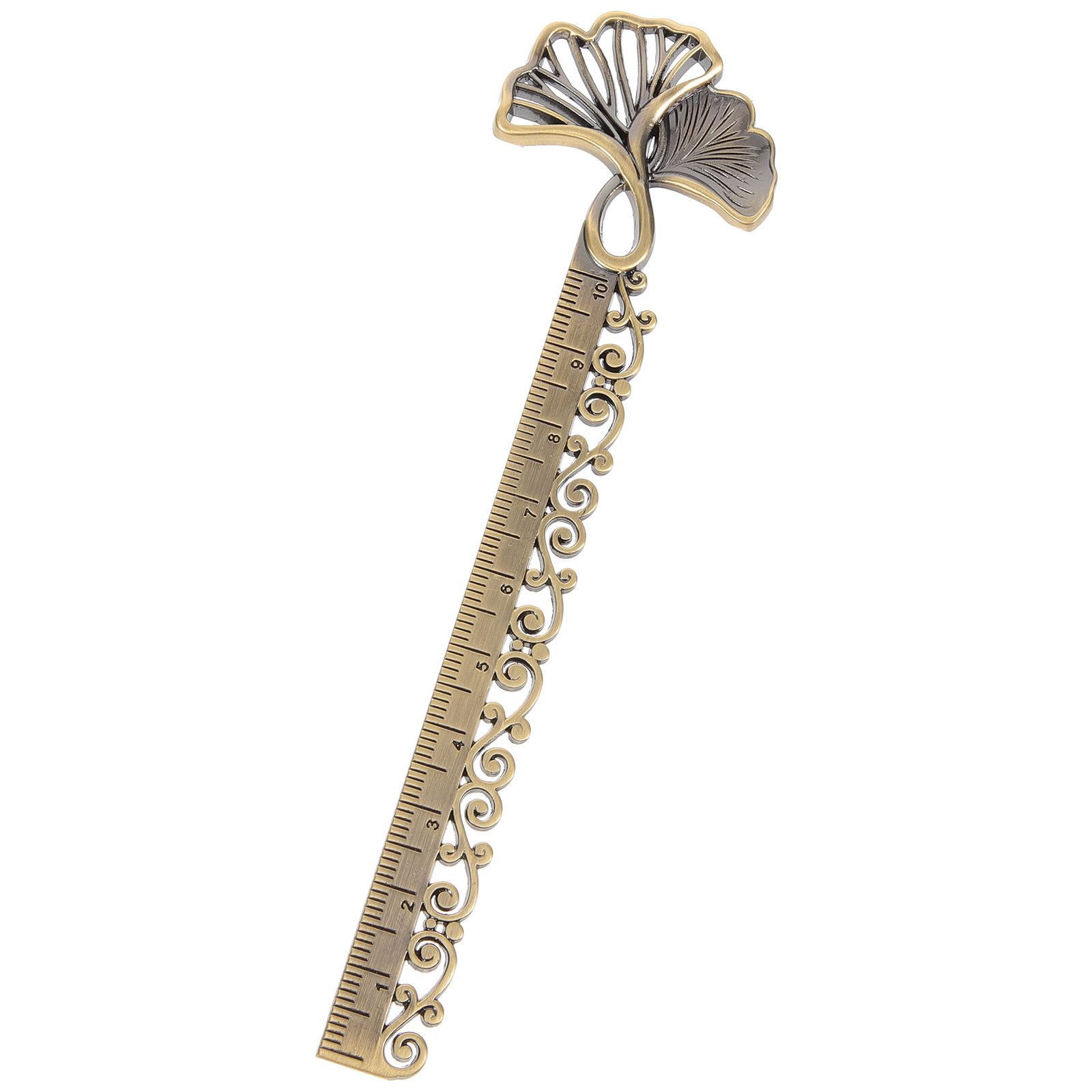 Metal Hollow Ginkgo Bookmark R - Stationery Books 评论和价格