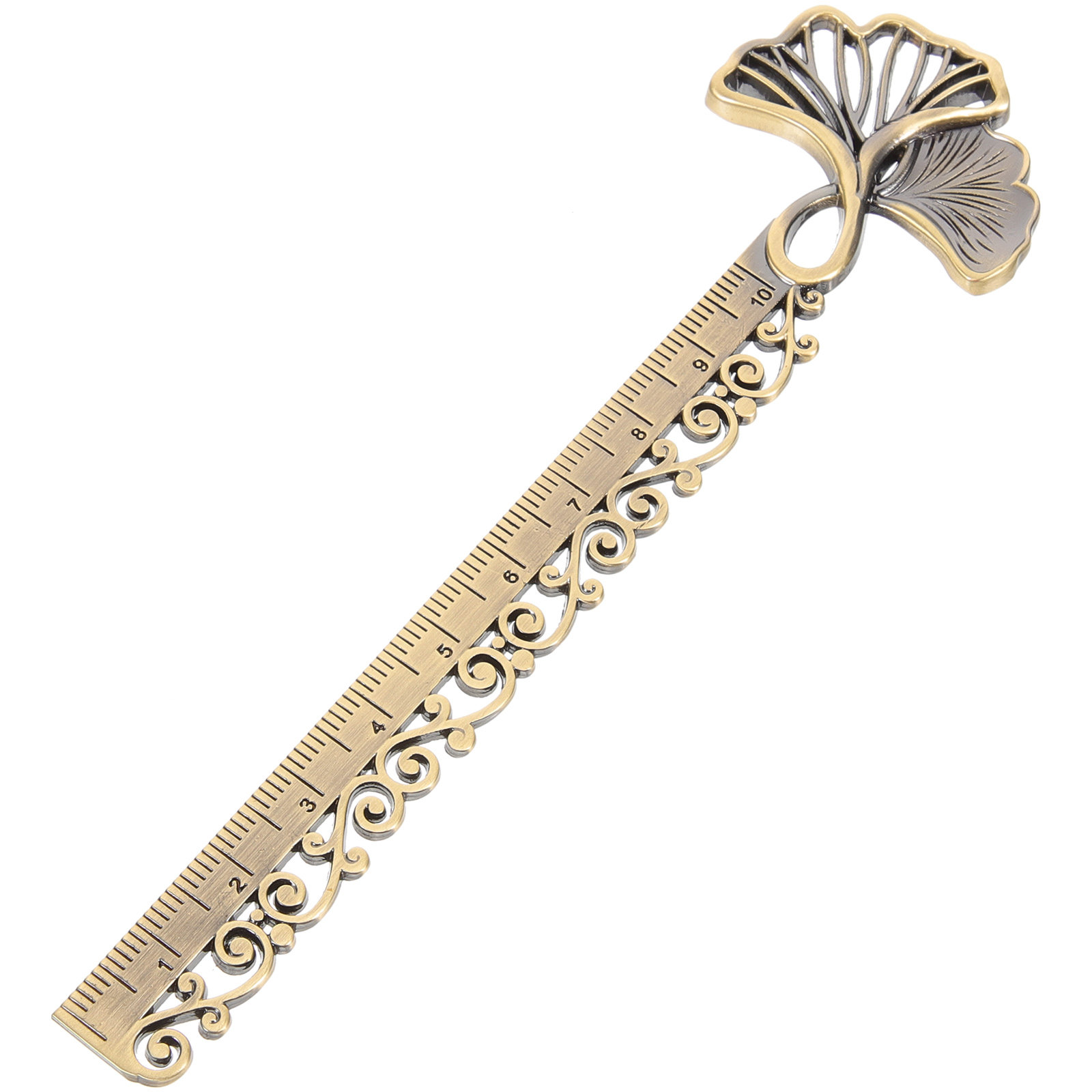 Metal Hollow Ginkgo Bookmark R - Stationery Books 评论和价格