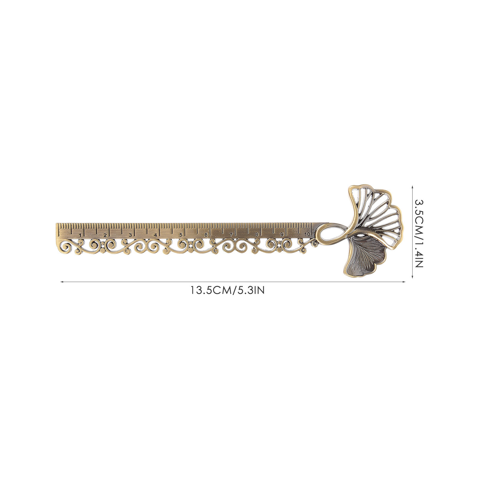 Metal Hollow Ginkgo Bookmark R - Stationery Books 评论和价格