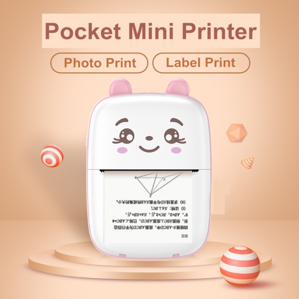 Mini Portable Pocket Inkless T - Mini Pocket Thermal Printer Paper Roll 评论和价格