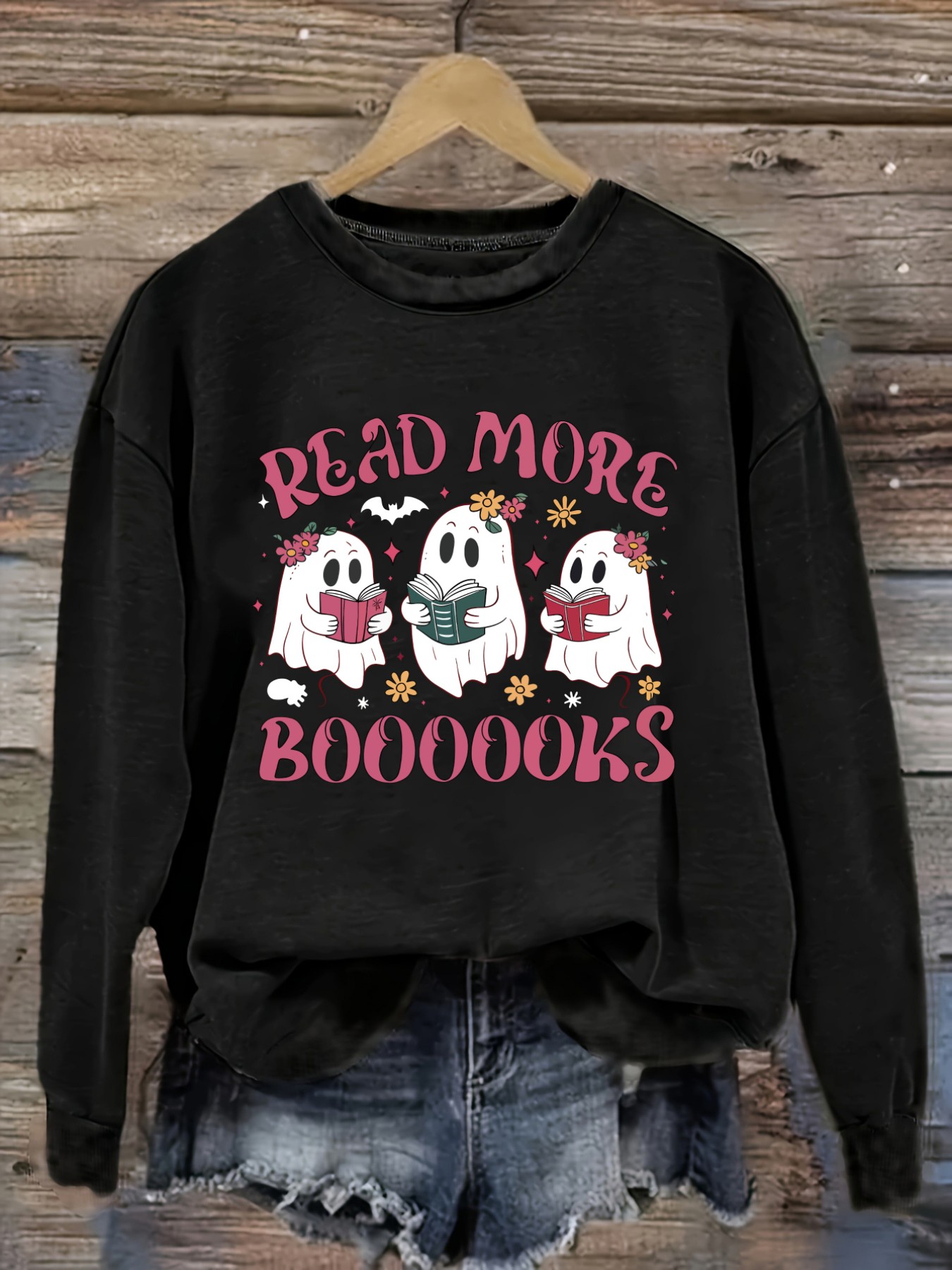 Women's Casual Long Sleeve Cre - Books 评论和价格