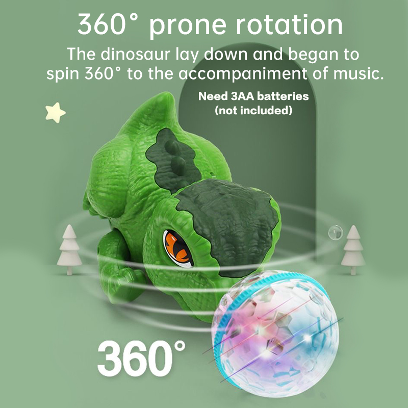 Electric Dinosaur Top Ball Toy - Music 评论和价格