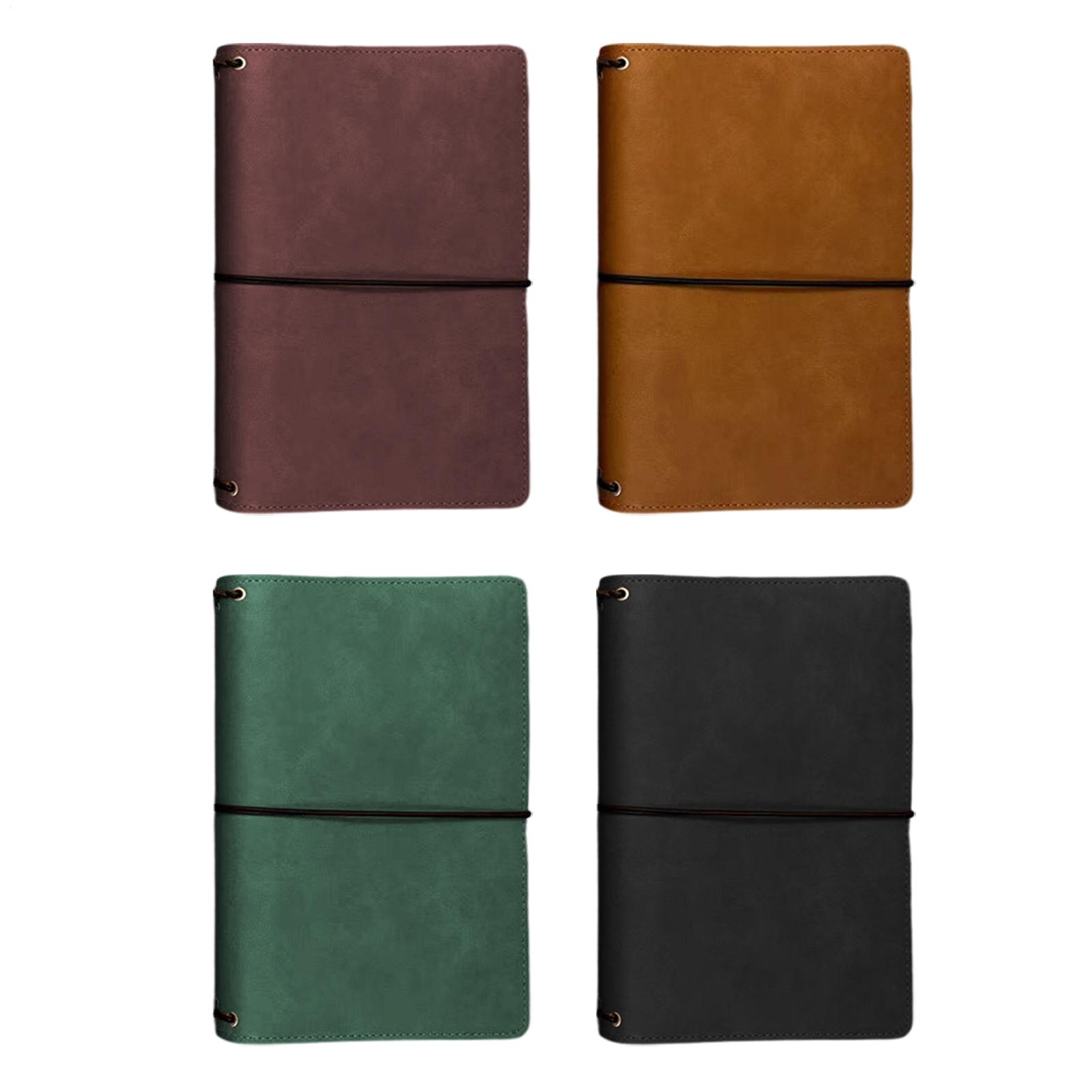A5 Notebook Cover Vintage PU L - Vintage Leather Journal Notebook 评论和价格