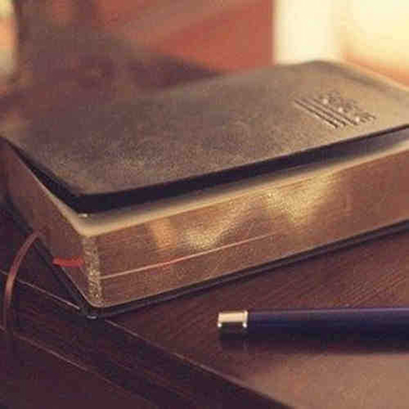 Vintage Thick Leather Bible No - Vintage Leather Journal Notebook 评论和价格