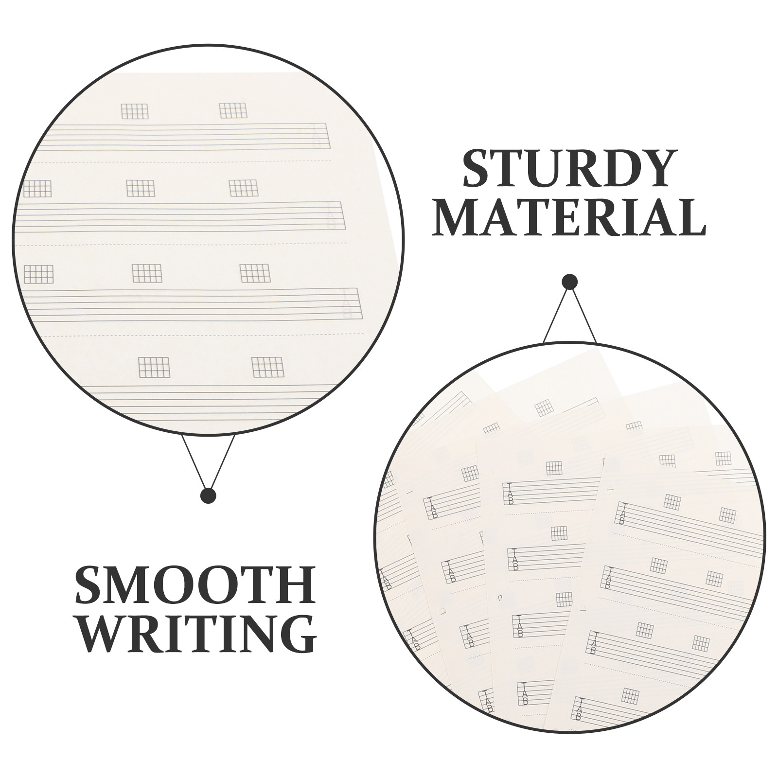 85Pcs Blank Guitar Tab Paper S - Blank Sheet Music Notebook 评论和价格