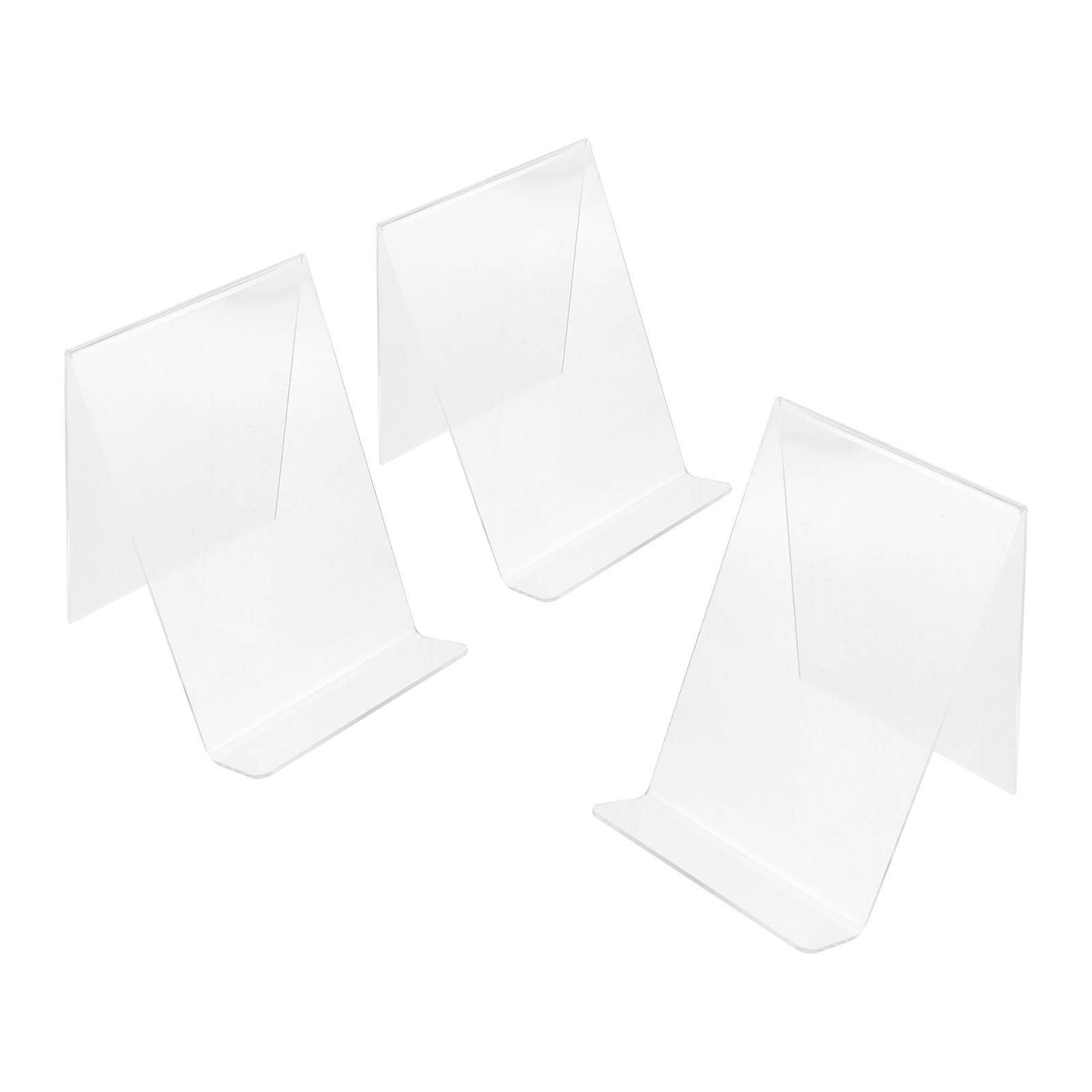 3Pcs Clear Acrylic Book Stand  - Clear Acrylic Book Stand Holder 评论和价格