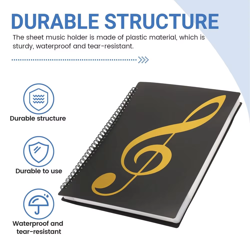 Flexible 40 Pages Piano Music  - Blank Sheet Music Notebook 评论和价格